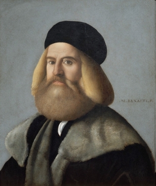 A Man, ca. 1505 (Marco Basaiti) (1470-1530)  Location TBD