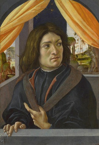 A Man, ca. 1500 (Raffaelino del Garbo) (ca. 1466-1524) National Gallery, London  NG3101