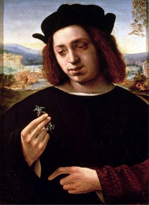 A Man with jewel, ca. 1506 (attrib. Ridolfo del Ghirlandaio) (1483-1561) Location TBD