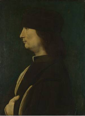 A Man, possibly Gerolamo Casioa, ca. 1500 (Giovanni Antonio Boltraffio) (1467-1516) National Gallery, London  NG3916 