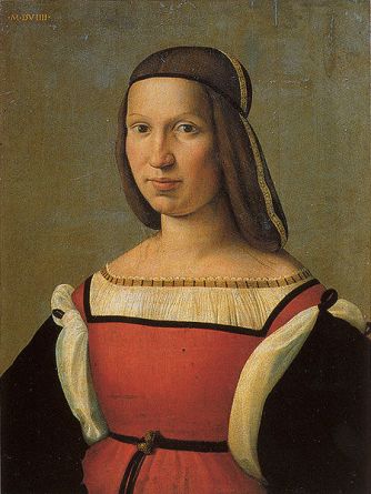 A Woman,  1509  (attributed to Ridolfo Ghirlandaio) (1483-1561) Palazzo Pitti, Firenze      Galleria Palatina,  n. 224