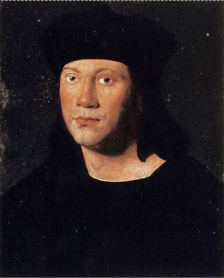A Young Man, ca. 1500-1510 (Giovanni Antonio Boltraffio) (ca. 1467-1516) Collezione Borromeo, Isola Bella 
