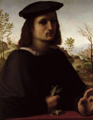 A Young Man, ca. 1510 (Franciabigio) (1484-1525) Galleria degli Uffizi, Firenze 