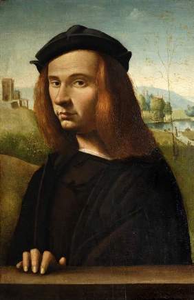 A Man, ca. 1500 (Ridolfo Ghirlandaio) (1483-1461) Fitzwilliam Museum, Cambridge,   1112