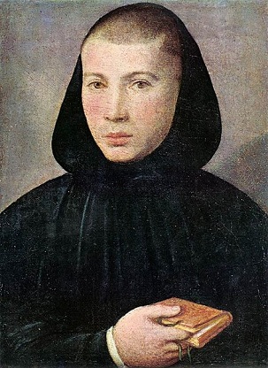 A Young Benedictine Monk, ca. 1510 (Giovanni Francesco Caroto) (ca. 1480-1555)   Museo Civico di Castelvecchio, Verona  