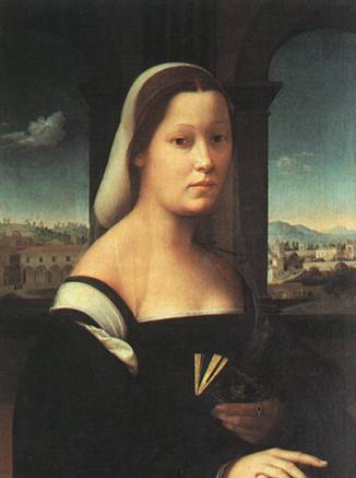 A Woman, “The Nun”, ca. 1506-1510 (Giuliano Bugiardini) (1475-1554) Galleria degli Uffizi, Firenze