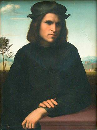 A Man, ca. 1510 (attrib. Franciabigio) (1484-1525) Musée du Louvre, Paris  INV 517   src:?