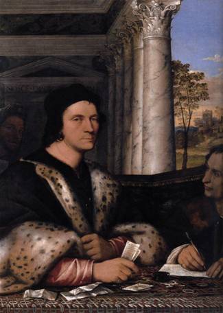 Ferry Carondelet, ca. 1512  (Sebastiano del Piombo) (1485-1547) Museo Thyssen-Bornemisza, Madrid 