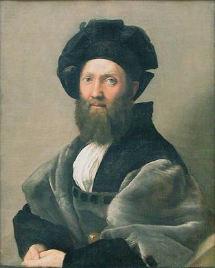 Baldassare Castiglione 1514-1515 Raphael 1483-1520 Louvre INV 611