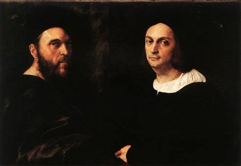 Double Portrait, ca. 1516 (Raphael) (1483-1520) Palazzo Doria Pamphilj, Roma   