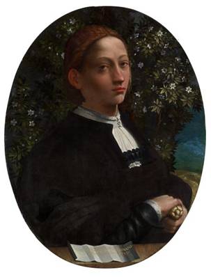 A Young Woman, ca. 1518 (Dosso Dossi) (1490-1542) National Gallery of Victoria, Melbourne 