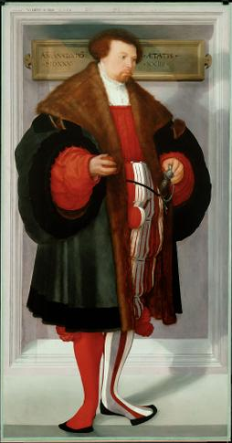 A Man, 1525 (Christopher Amberger) (1505-1562) Kunsthistorisches Museum, Wien, GG_887 