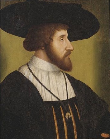 Christian II, King of Denmark, ca. 1520 (Unknown Artist) Nationalmuseum Stockholm, KMSsp789