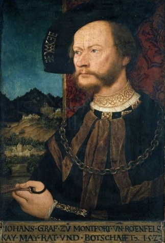 Johann II, Count of  Montfort and  Rothenfels, 1523 (Bernhard Strigel) (1460-1528)   Location TBD