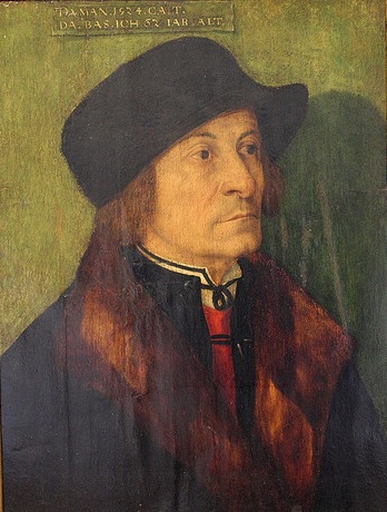 A Man at 62 years 1524  attrib Barthel Beham 