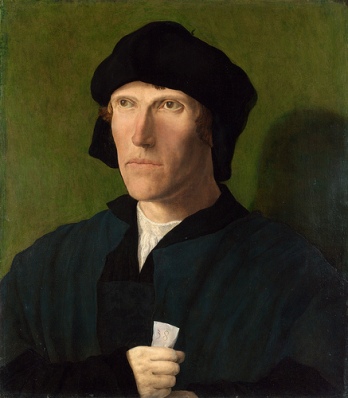 A Man, ca. 1521  (Lucas van Leyden) (1494-1533) Location TBD