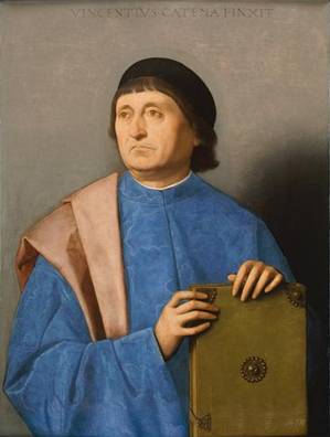 A Man,  ca. 1520  (Vincenzo Catena) (1470-1531) Kunsthistorisches Museum, Wien  GG_87           