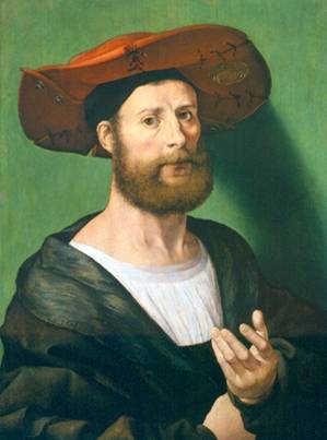 Self Portrait,  ca. 1520  (Jan Gossaert/Mabuse)m (1470-1532)   Duurstede Castle,  Wijk bei Duurstede, Utrecht    