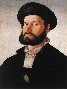 A Venetian Man, ca. 1520 (Jan Van Scorel) (1495-1562)    Landesmuseum für Kunst und Kulturgeschicht , Darmstadt  