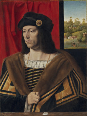 A Gentleman, ca 1520 (Bartolomeo Veneto) (fl.1502-1546) National Gallery of Art, Washington, D.C. 1939.1.257           