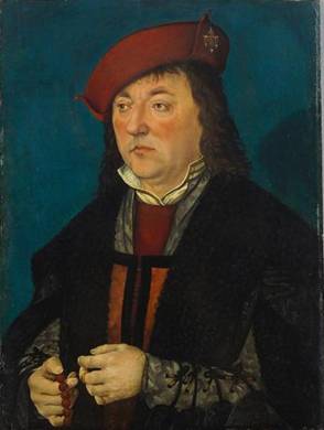 A Man,  ca. 1521  (Martin Schaffner) (1477-1548) Kunsthistorisches Museum, Wien GG_879         