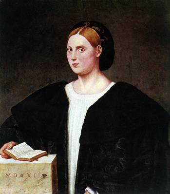 A Woman, ca. 1522 (Bernardino Licinio) (1489-1565) Szépművészeti Múzeum, Budapest     