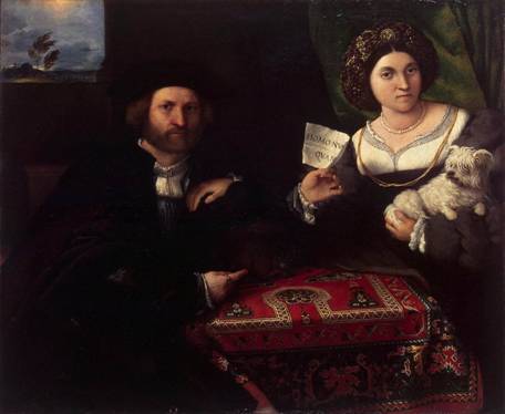 A Husband and Wife, ca. 1523 (Lorenzo Lotto) (1480-1556) State Hermitage Museum, St. Petersburg

