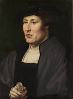 A Man, ca. 1520-1525   (Jan Gossaert) (1478-1532) The Metropolitan Museum of Art, New York 32.100.62 