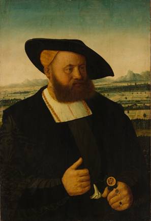 A Man,  ca. 1525  (Conrad Faber von Creuznach) (fl. 1524-1553) The Metropolitan Museum of Art, New York, NY  12.75  