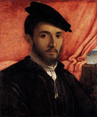 A Young Man, ca. 1526 (Lorenzo Lotto) (1480-1556)        Staatliche Museen zu Berlin    