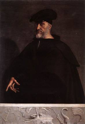 Andrea Doria, ca. 1526  (Sebastiano del Piombo)  (1485-1547) Palazzo di Andrea Doria, Genova  