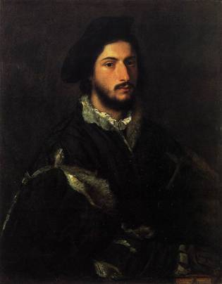 Tomaso or Vincenzo Mosti ca. 1526 (Titian) (1488-1576) Palazzo Pitti, Galleria Palatina, Firenze