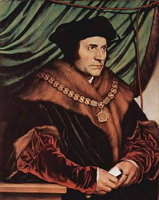 Thomas More, ca. 1527   (Hans Holbein the Younger)    (1497-1543) Location TBD  