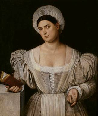 A Lady,  (the artist’s sister Agnes?),  ca. 1525-1530   (Bernardino Licinio) (1489-1565) Museo del Prado, Madrid  P00289  
