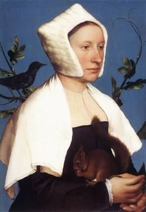 A Lady, ca. 1527-1528     (Hans Holbein the Younger) (1497-1543) The National Gallery, London  