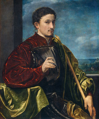 A Knight, ca. 1525  (Girolamo Savoldo) (1480-1548+) National Gallery of Art, Washington, D.C.  1952.5.74   