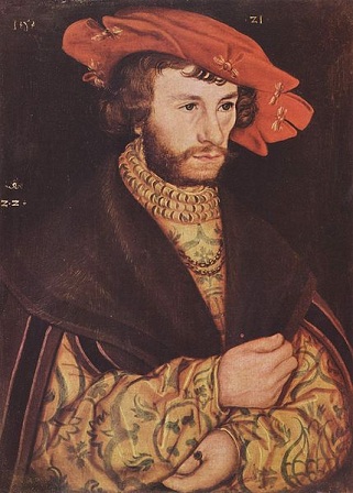 A Young Man, 1521 (Lucas Cranach the Elder) (1472-1553)  Staatlichen Museums Schwerin   