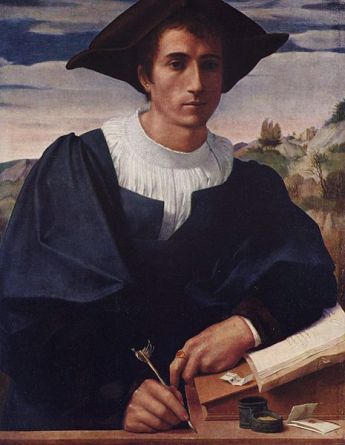 A Young Man, 1522 (Franciabigio) (1483-1525) Staatliche Museen zu Berlin    Gemäldegalerie man