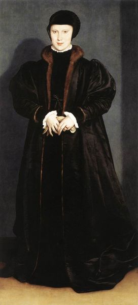 Christina of Denmark, Duchess of Milan (Hans Holbein the Younger) (1497-1543) National Gallery, London          