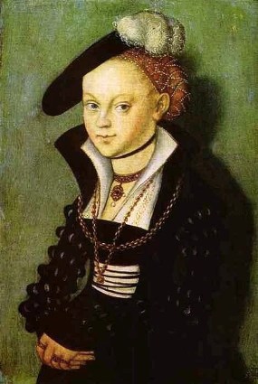 Christiana Eulenau 1534  Lucas Cranach the Elder 1472-1553   Location TBD