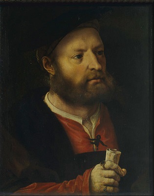 A Man, ca. 1530 (Jan Gossaert aka. Mabuse) (ca. 1478-1532)  Pushkin Museum, Moscow,  Inv. 2039 