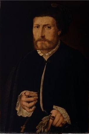 A Man, ca. 1530 (follower of Jan Gossaert/Mabuse) (ca. 1478-1532)  Fogg Art Museum, Harvard University, Cambridge, MA,,  1956.171 