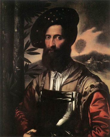 Man in Armor 1530  by Dosso Dossi Location TBD