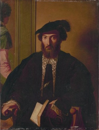  Giovanni Battista Castaldi, ca. 1535 (possibly Parmigianino) (1503-1540)  National Library of Australia, Canberra   