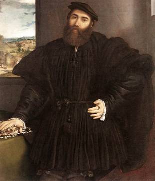 An Architect ca. 1530  Lorenzo Lotto 1480-1556 Galleria Borghese Roma 
