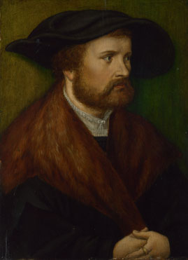 A Man ca. 1530 Unknown Artist Augsberg   The National Gallery, London  NG2604