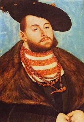  Johann Frederick, Elector of Saxony, ca. 1531  (Lucas Cranach Elder) (1472-1553)   Location TBD