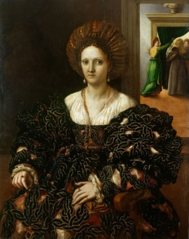 A Woman, probably Margherita Paleologo,  ca. 1531   (Giulio Romano) (1499-1546) The Royal Collection, UK,  RCIN  405777    