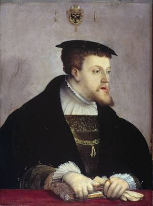 Charles V, ca. 1532  (Christoph Ameberger)     (1505-1562)    Staatliche Museen zu  Berlin         