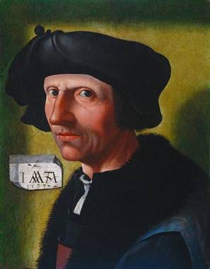 Self-Portrait, 1533   (Jacob Cornelisz van Oostsanen) (1472-1533) Amsterdam Museum   SB6409  